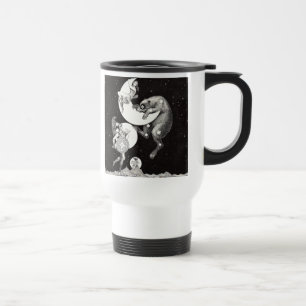 Mug De Voyage Déesse lunaire céleste antique et ours Ursa Major