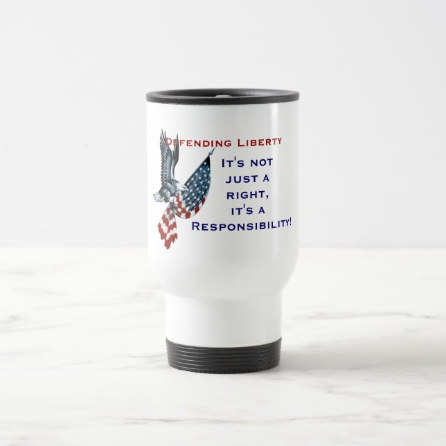 Mug De Voyage Défenseur de liberté… (Centre)