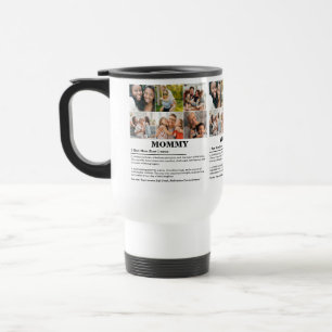Mug De Voyage Définition de maman personnalisée 6 Collage photo