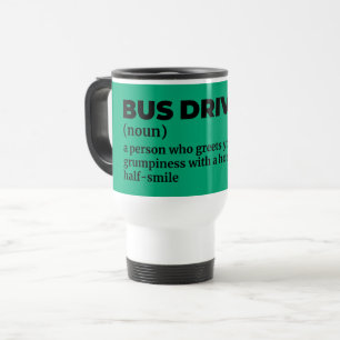 Mug De Voyage Définition du conducteur de transport en commun