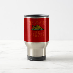 Mug De Voyage Dégustateur de dinde désigné pour Thanksgiving