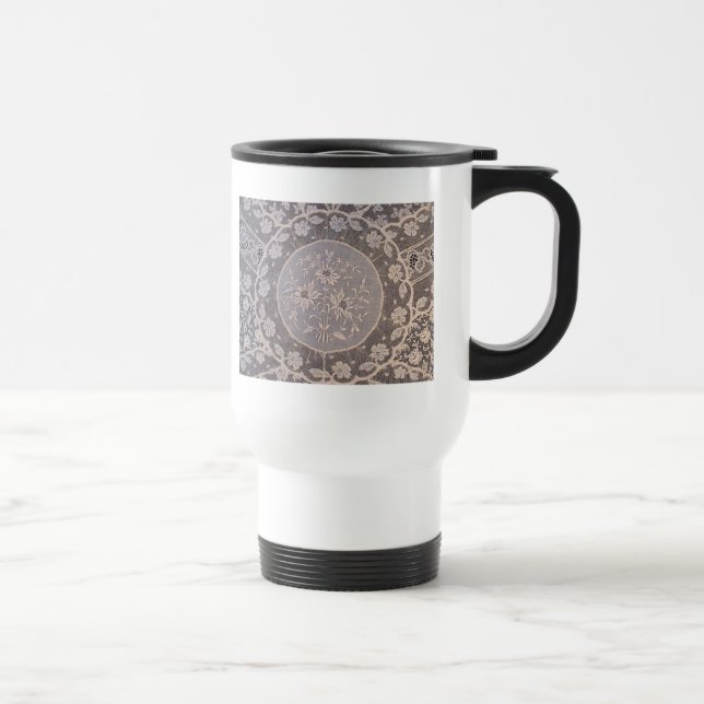 Mug De Voyage Dentelle antique de la Normandie (Droite)