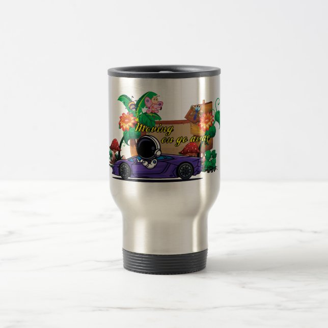 Mug De Voyage Déplacement sur Tumbler (Centre)