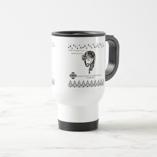 Mug De Voyage Dernières paroles de Jésus (Devant droit)