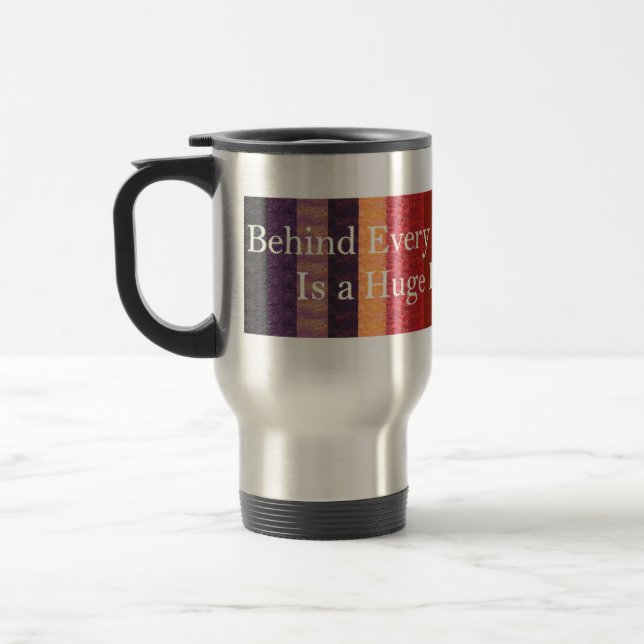 Mug De Voyage Derrière chaque bon quilter (Gauche)