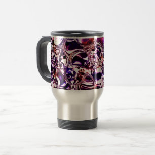 Mug De Voyage Des bulles de verre couleur ou de pierres précieus