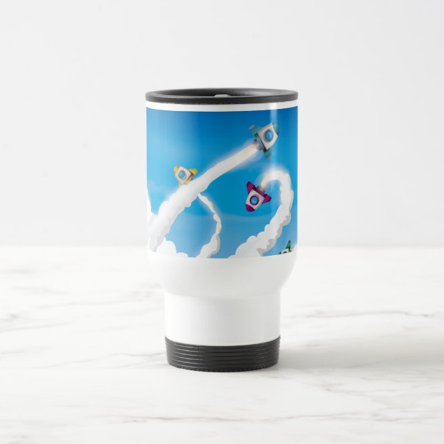 Mug De Voyage Des roquettes ! (Centre)