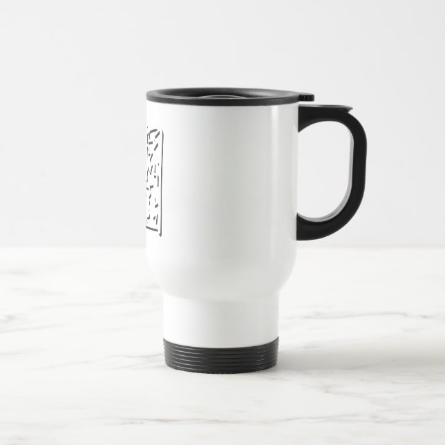 Mug De Voyage design jaggy (Droite)