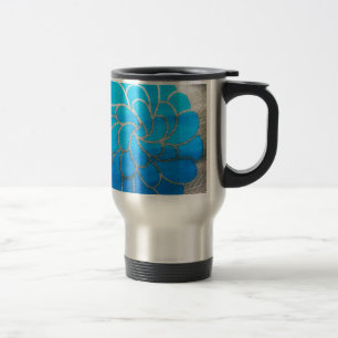 Mug De Voyage Design Lune Bleue