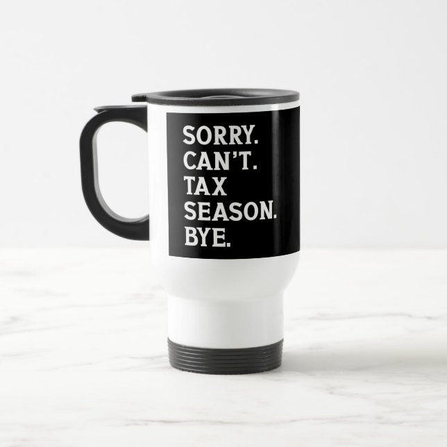 Mug De Voyage Désolé, impossible de dire au revoir à la saison f (Gauche)