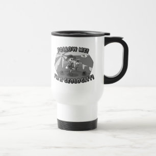 Mug De Voyage Dessin Animé Rétro - Suivez-moi ! Je suis un géolo