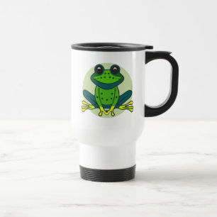 Mug De Voyage Dessin de grenouille verte
