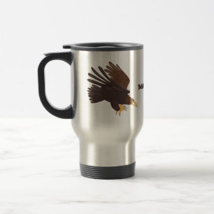Mug De Voyage dessin humoristique d'aigle royal