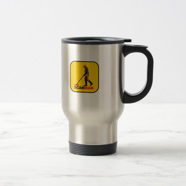 Mug De Voyage Détection en métal (Droit)