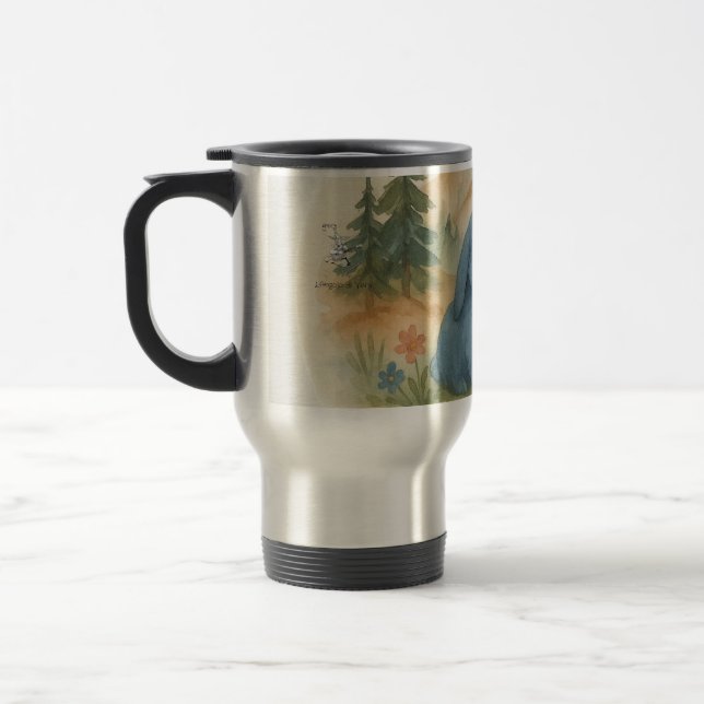Mug De Voyage Détendez-vous et laissez la nature vous embrasser (Gauche)