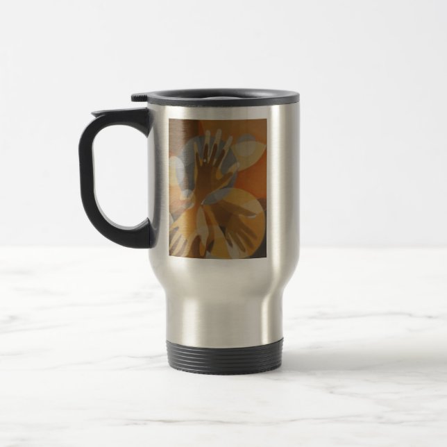 Mug De Voyage Deux deviennent un (Gauche)