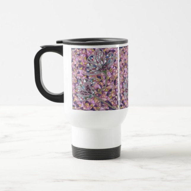 Mug De Voyage Deux fleurs (Gauche)
