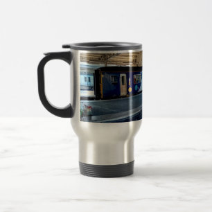 Mug De Voyage Deux trains bleus