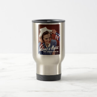 Mug De Voyage Deviennent une infirmière