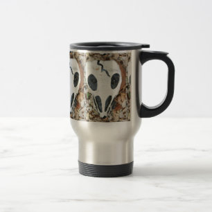 Mug De Voyage dia del muertos crânes peints