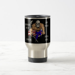 MUG DE VOYAGE DIABLE CHIEN / JARHEAD / GYRENE / LEATHERNECK