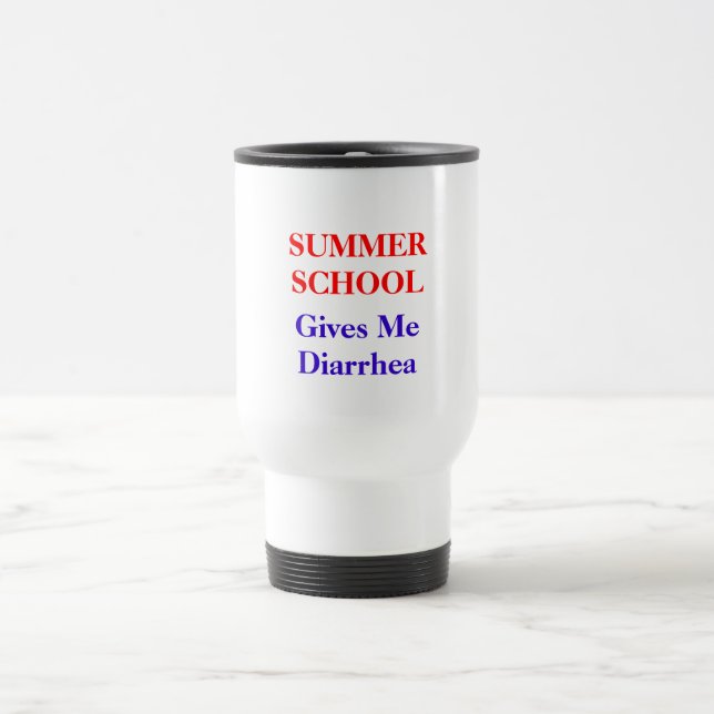 Mug De Voyage Diarrhée de cours d'été (Centre)
