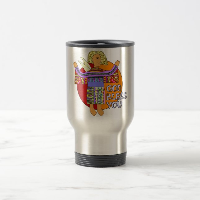 Mug De Voyage Dieu te bénisse (Centre)