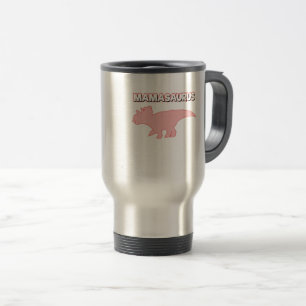 Mug De Voyage Dinosaur Party Maman fête d'anniversaire Mamasauru