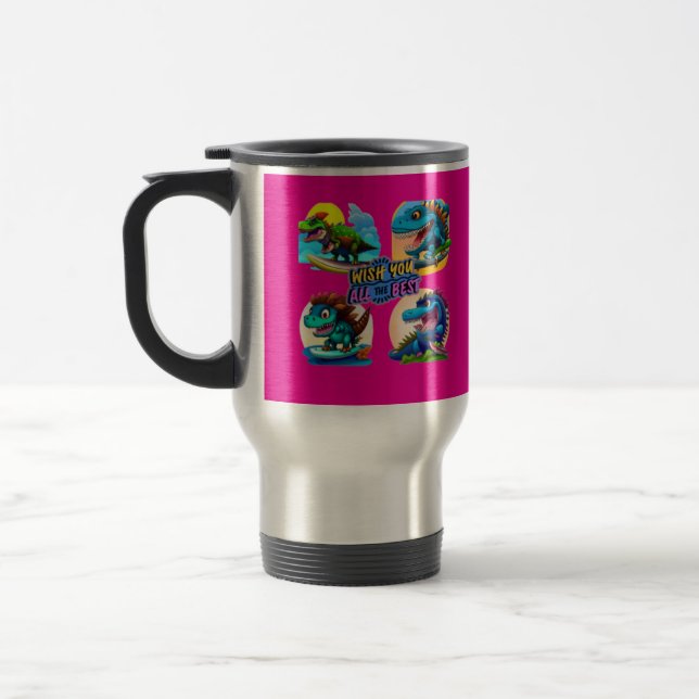 Mug De Voyage dinosaure  (Gauche)