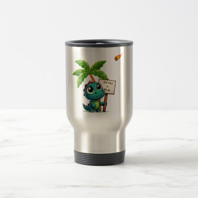 Mug De Voyage dinosaure mignon et drôle (Centre)