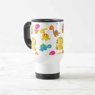 Mug De Voyage Dinosaures Mignons, Motif De Dinosaures, Baby Dino