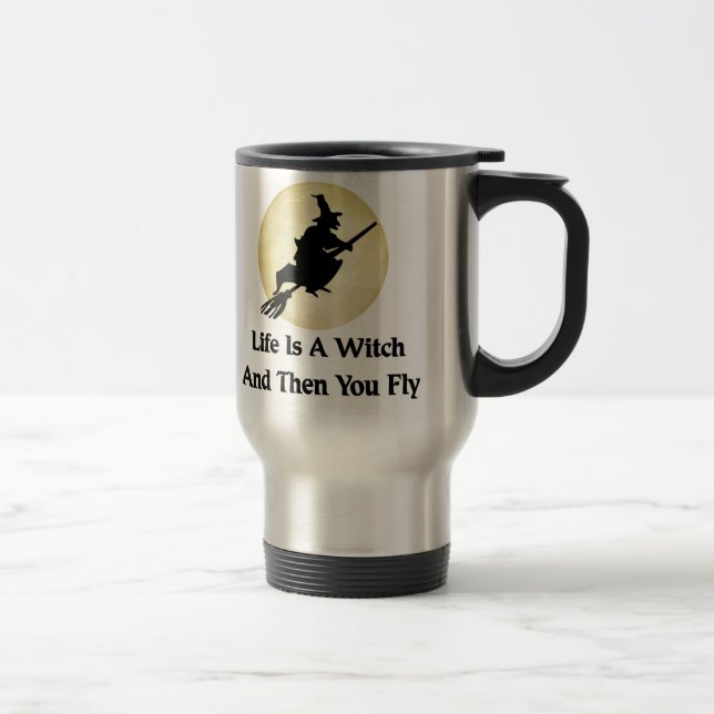 Mug De Voyage Dire classique de sorcière (Droit)
