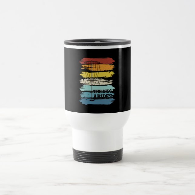Mug De Voyage Disque Golf Rétro (Centre)