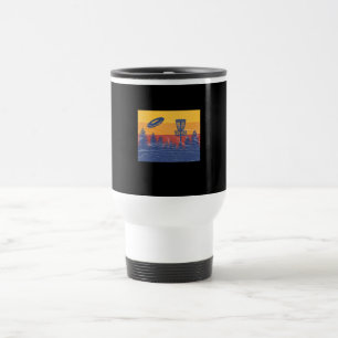 Mug De Voyage Disque Golf Rétro