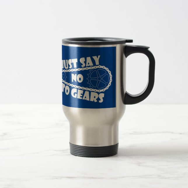 Mug De Voyage Dites Non Aux Engrenages (Droit)