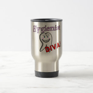 Mug De Voyage DIVA d'hygiéniste de cadeaux d'hygiéniste dentaire