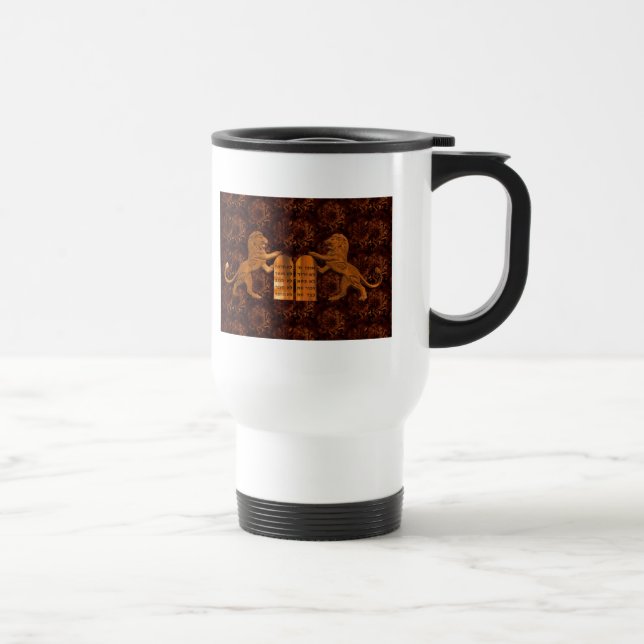 Mug De Voyage Dix commandements et lions (Droite)