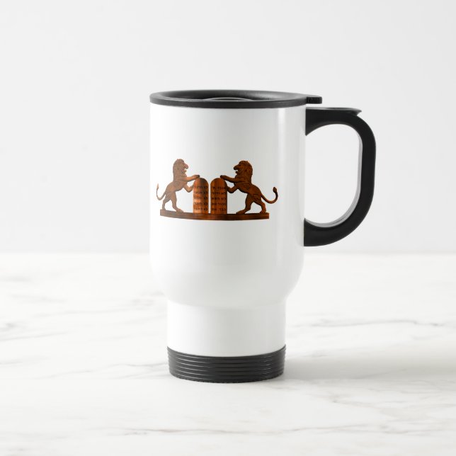 Mug De Voyage Dix commandements et lions (Droite)