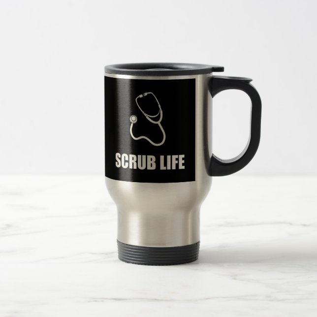 Mug De Voyage Docteur Scrub Life Funny (Droit)