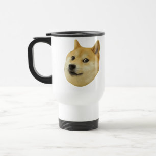 Mug De Voyage Doge très wow beaucoup de chien un tel Shiba Shib