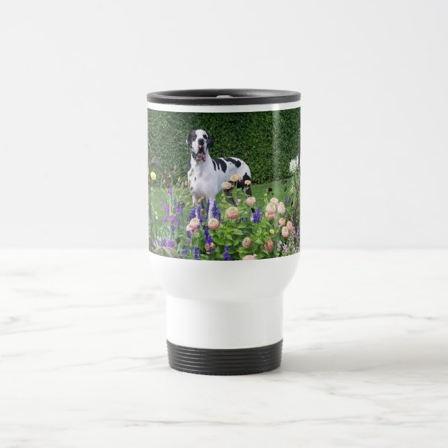 Mug De Voyage Dogue allemand, great dane, chiens, Dogue Allemand (Centre)