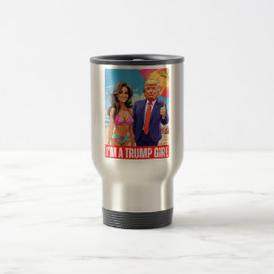 MUG DE VOYAGE DONALD TRUMP - JE SUIS UNE FILLE TRUMP