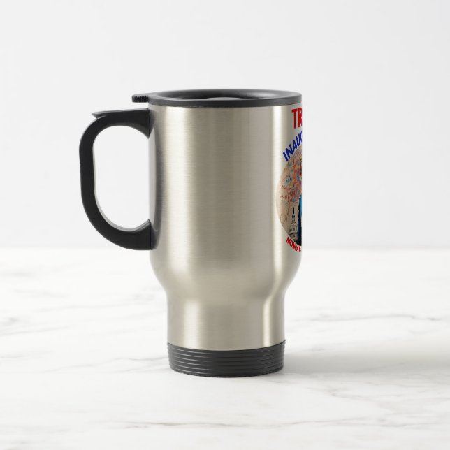 MUG DE VOYAGE DONALD TRUMP JOUR D'INAUGURATION 2025 (Gauche)
