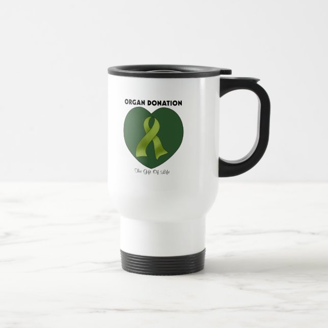 Mug De Voyage Donation d'organe : Le cadeau de la vie (Droite)