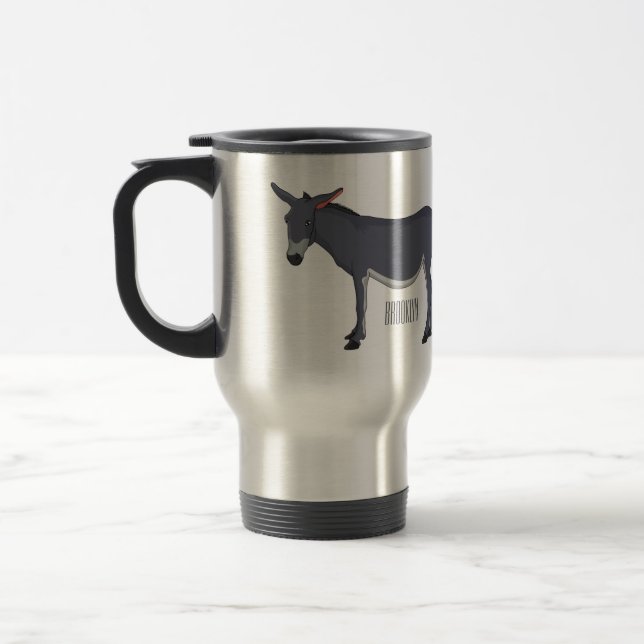 Mug De Voyage Donkey cartoon (Gauche)