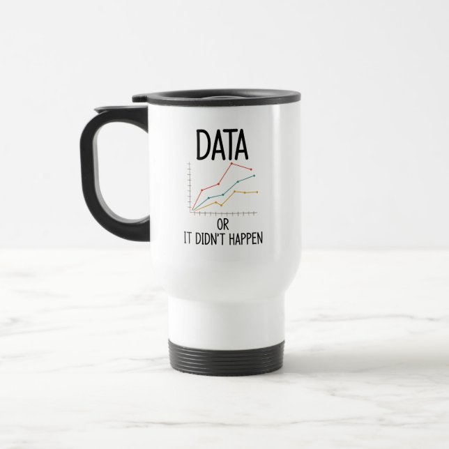 Mug De Voyage Données ou cela n'a pas eu lieu (Gauche)