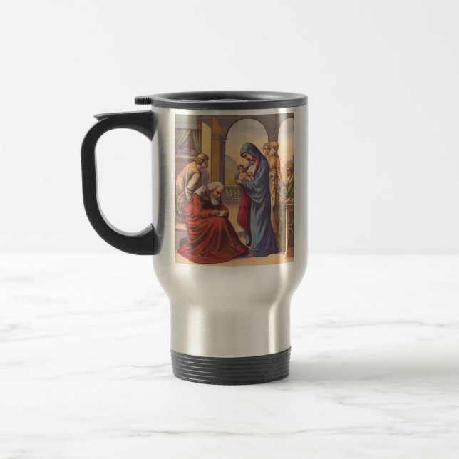 Mug De Voyage Donner le nom de Jean à l'enfant (Gauche)