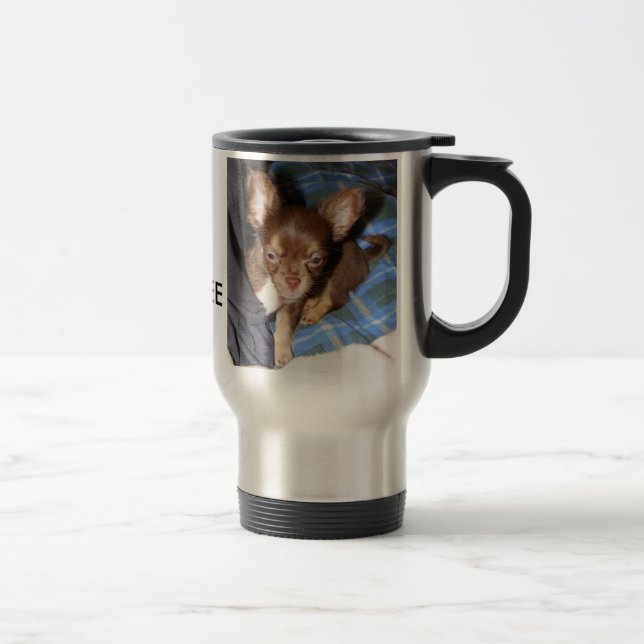 Mug De Voyage Donnez-moi le CAFÉ (Droit)