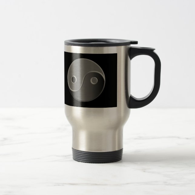 Mug De Voyage Double Yin Yang Aluminium Voyage Mug (Droit)