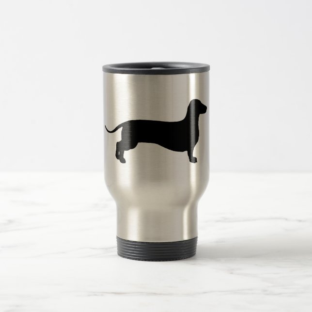 Mug De Voyage Doxie noir (Centre)